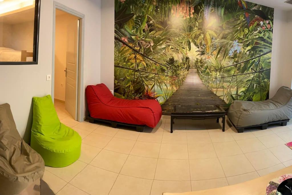 Vila Αρέθουσα Jungle Τριάρι 65Τμ. Chalkís Exteriér fotografie